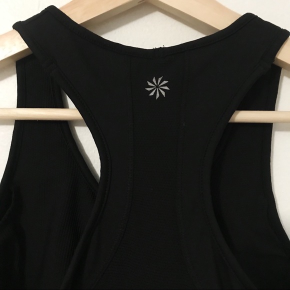 Athleta Tops - Athleta Black Racerback Tank Top Built in Bra XS